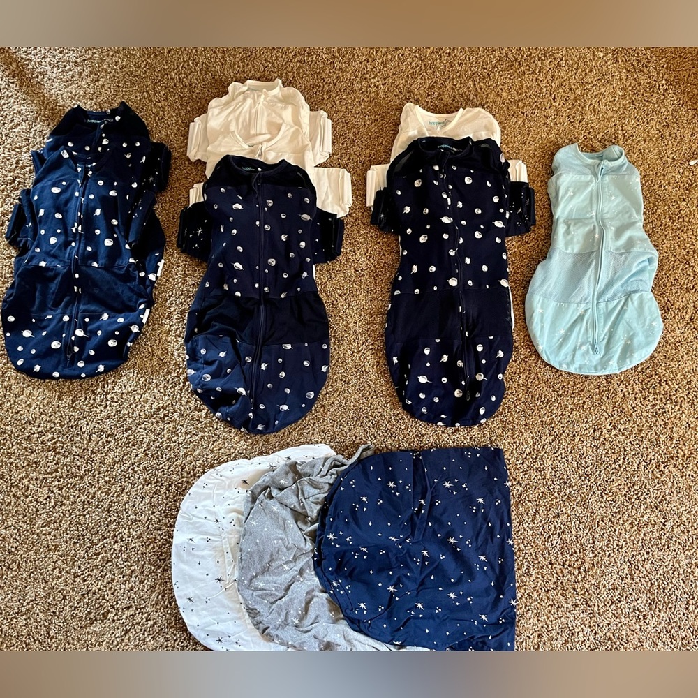 Happiest Baby Snoo and Sleepea and Sheets Bundle